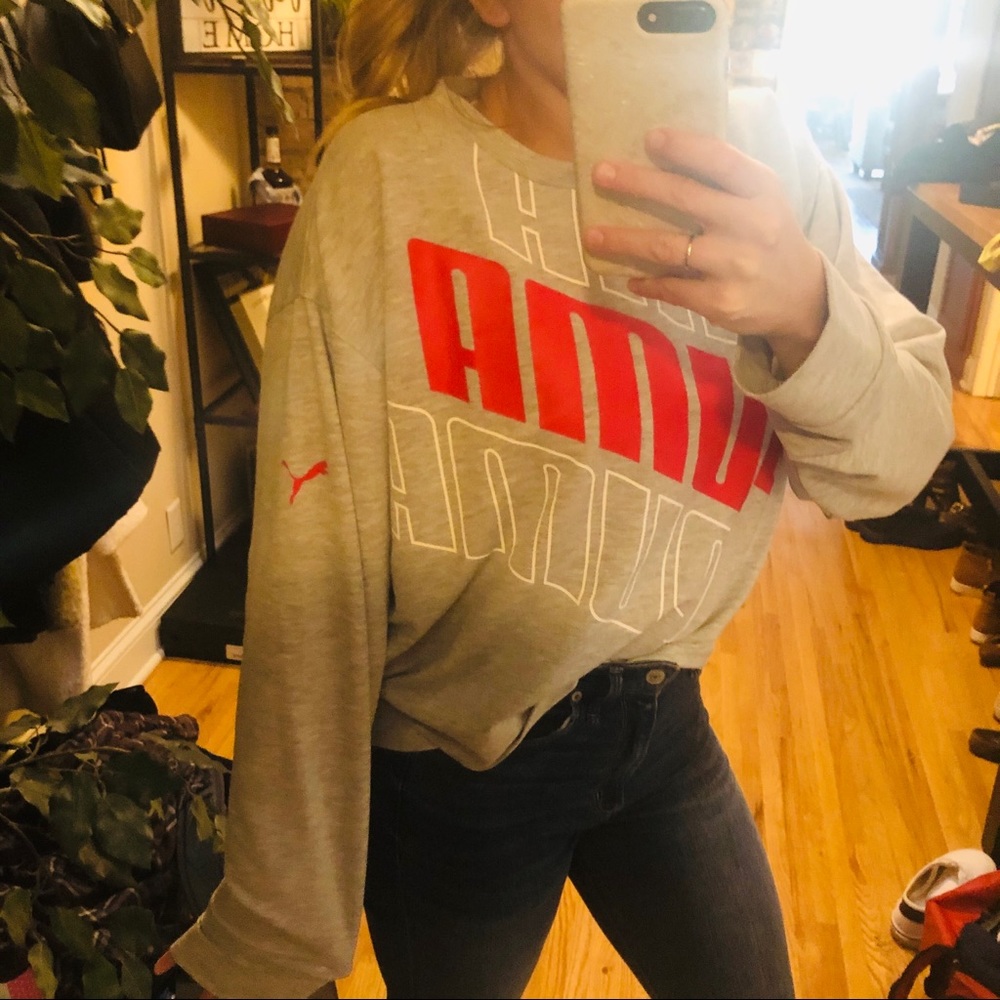 Puma oversized crew neck